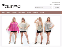 Tablet Screenshot of alirina.com
